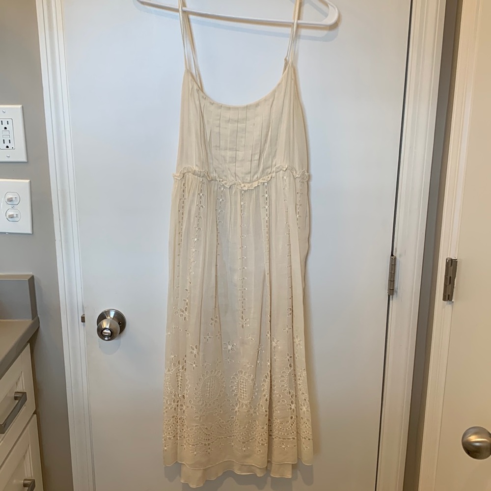 Cream Eyelet Dress - Amitié